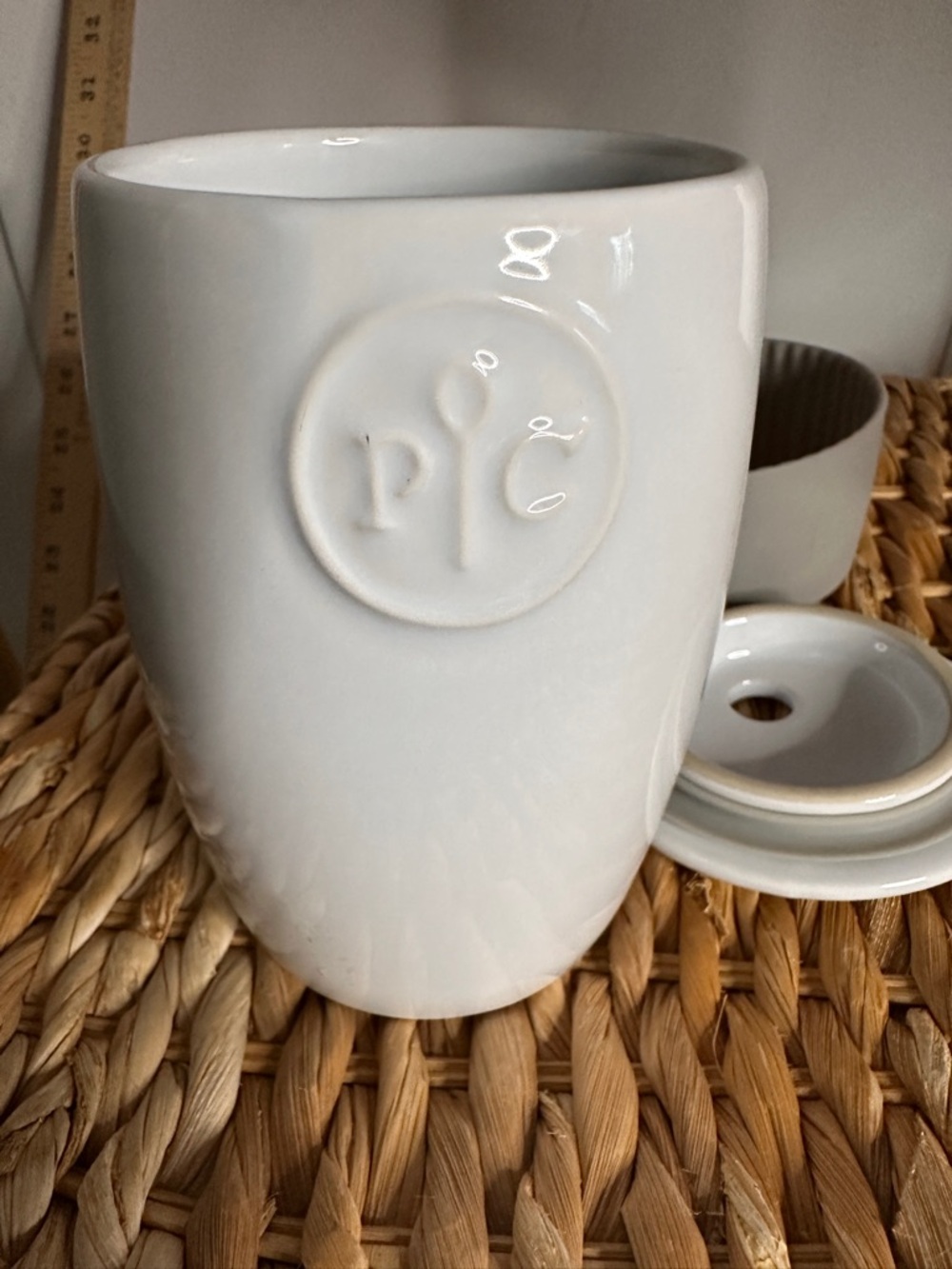 The Pampered Chef White Ceramic Egg Cooker - Picture 8 of 9